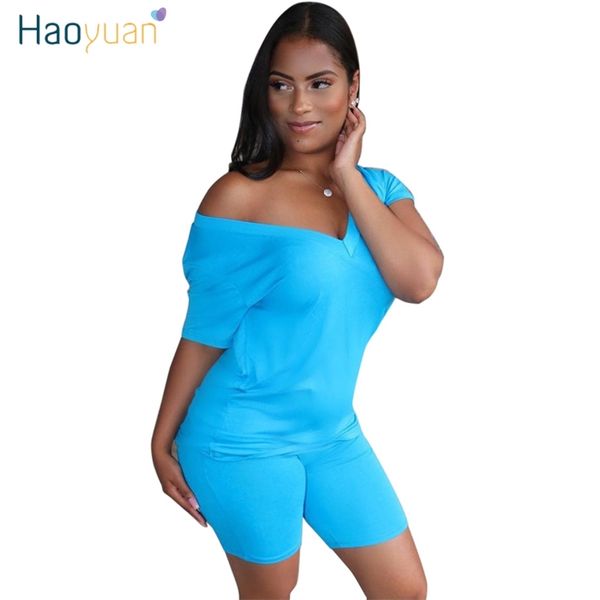 haoyuan casual two piece set summer clothes for women tracksuit biker shorts sweat suits 2 piece club outfits matching sets y200822, Gray
haoyuan casual two piece set summer clothes for women tracksuit biker shorts sweat suits 2 piece club outfits matching sets y200822, Gray