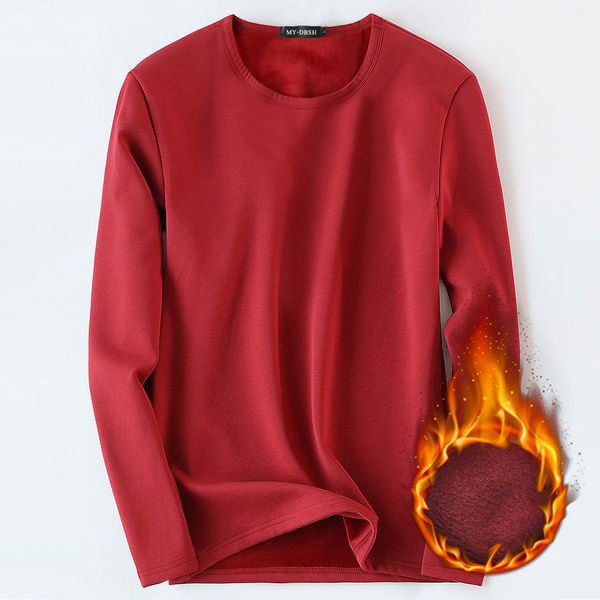 men casual cotton t shirt fashion slim fit thermal underwear long sleeve solid t-shirts mens winter fleece t-shirt male tee 201203, White;black
men casual cotton t shirt fashion slim fit thermal underwear long sleeve solid t-shirts mens winter fleece t-shirt male tee 201203, White;black