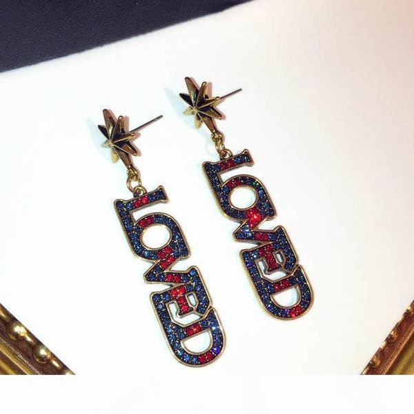 fashion luxury designer sparkling colorful diamond rhinestone long letter drop chandelier dangle star stud earrings for women girls, Silver
fashion luxury designer sparkling colorful diamond rhinestone long letter drop chandelier dangle star stud earrings for women girls, Silver