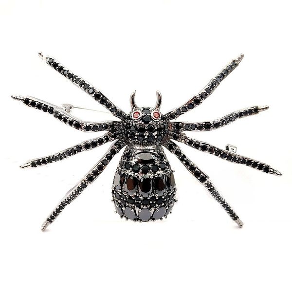 creep stylish full pave cz eight-legged red eyed black spider brooches insect pin creep costume accessory for halloween festival 201009, Gray
creep stylish full pave cz eight-legged red eyed black spider brooches insect pin creep costume accessory for halloween festival 201009, Gray
