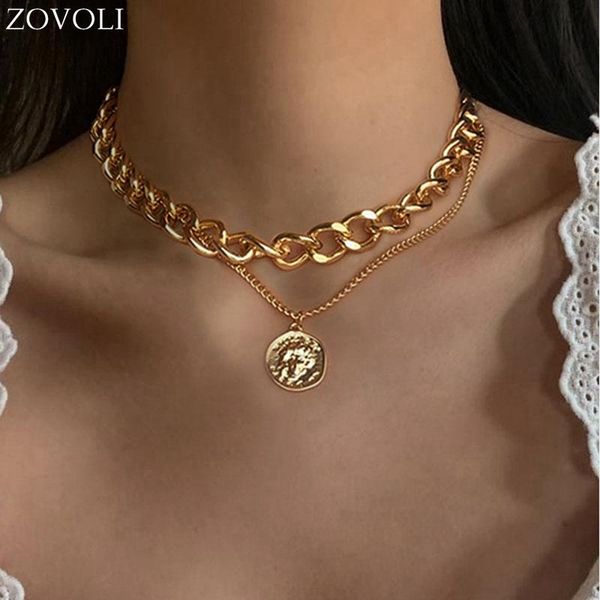 zovoli punk cuban link chain necklaces for women portrait pendant layered choker necklace minimalist fashion jewelry gift 2020, Silver
zovoli punk cuban link chain necklaces for women portrait pendant layered choker necklace minimalist fashion jewelry gift 2020, Silver