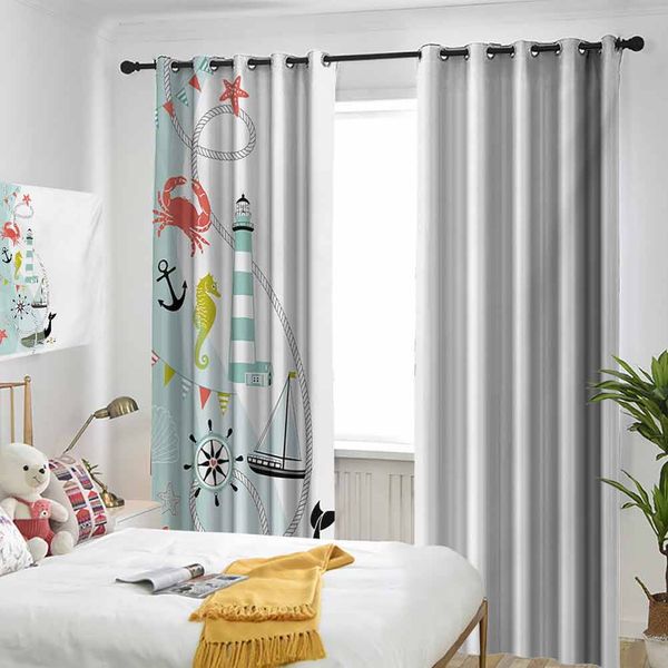 thermal insulated room darkening window shade ornate border design with maritime elements animals lighthouse whale anchor wheel curtain
thermal insulated room darkening window shade ornate border design with maritime elements animals lighthouse whale anchor wheel curtain