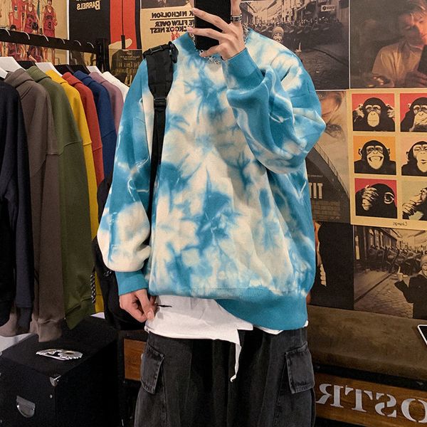 winter tie-dye sweater men's warm fashion retro casual knitted pullover men streetwear loose knitting sweaters mens clothes, White;black
winter tie-dye sweater men's warm fashion retro casual knitted pullover men streetwear loose knitting sweaters mens clothes, White;black