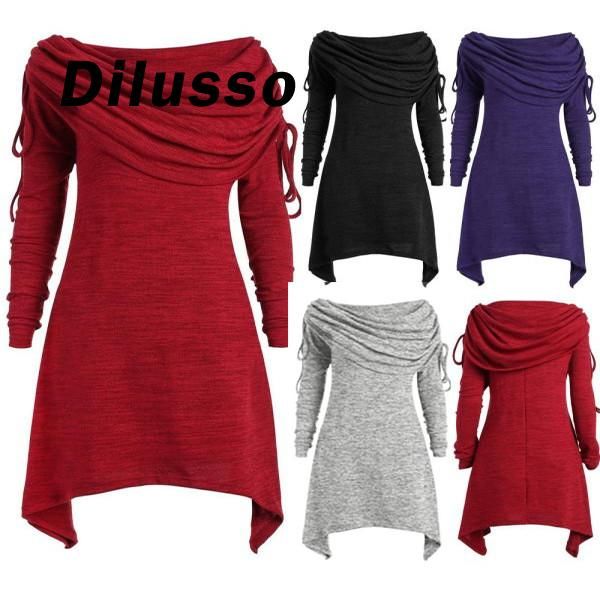 casual dresses plus size womens fashion solid ruched long foldover collar tunic sleeve elegant christmas mini, Black;gray
casual dresses plus size womens fashion solid ruched long foldover collar tunic sleeve elegant christmas mini, Black;gray