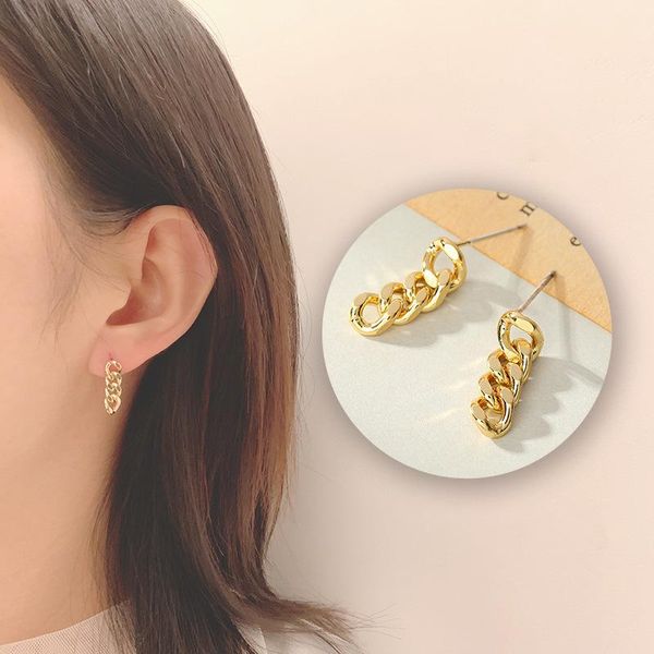 punk metal flat chain drop earrings women minimalism tassel dangle earrings lady geometric pendientes jewelry gifts, Silver
punk metal flat chain drop earrings women minimalism tassel dangle earrings lady geometric pendientes jewelry gifts, Silver