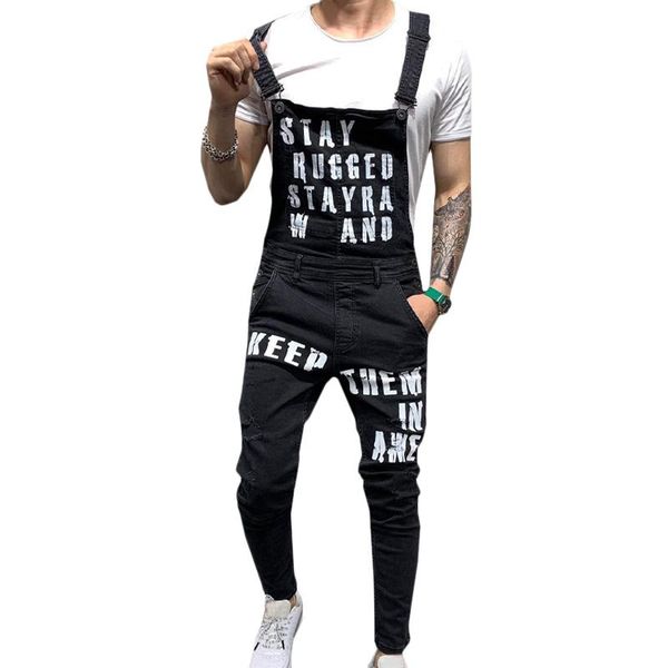 men's jeans fashion overall 2021 casual lettter printed jumpsuit pants men clothing for black, Blue
men's jeans fashion overall 2021 casual lettter printed jumpsuit pants men clothing for black, Blue