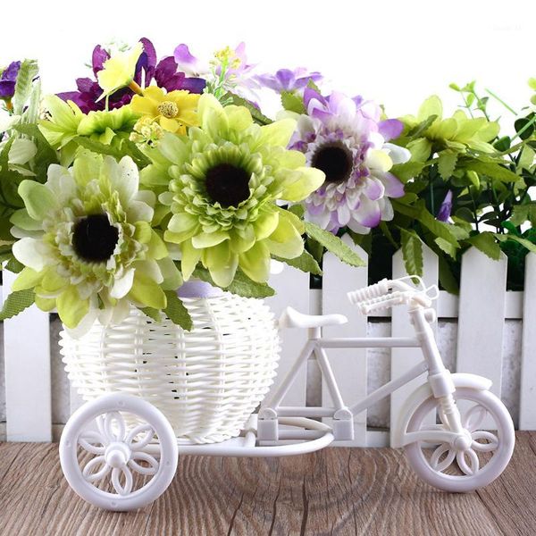 wholesale-2016 new plastic white tricycle bike design flower basket container for flower plant home weddding decoration1
wholesale-2016 new plastic white tricycle bike design flower basket container for flower plant home weddding decoration1