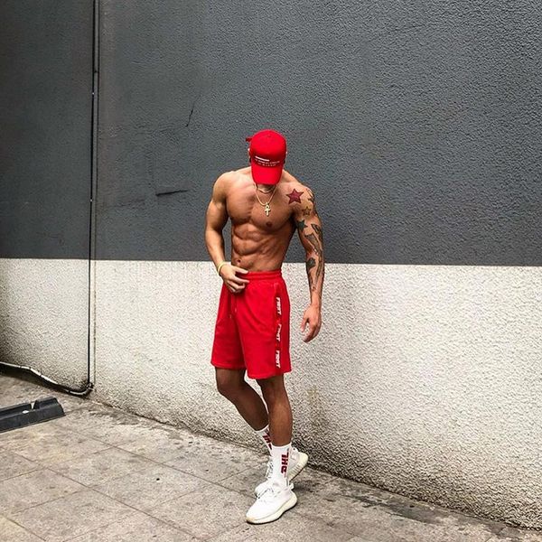 men's shorts 2021 summer jogger sports casual loose quick-drying fitness bodybuilding five-point pants, White;black
men's shorts 2021 summer jogger sports casual loose quick-drying fitness bodybuilding five-point pants, White;black