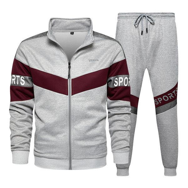 2021 new mens casual autumn tracksuit male sportswear jacket+pant sportsuit printing brand clothing sets fashion men jogger running l41n, Gray
2021 new mens casual autumn tracksuit male sportswear jacket+pant sportsuit printing brand clothing sets fashion men jogger running l41n, Gray