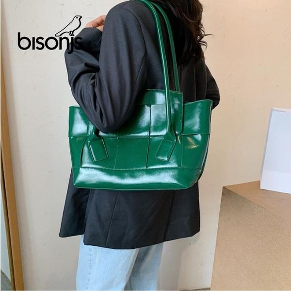 bisonjs large pu leather shoulder bag 2020 women's bag trend elegant handbags female travel totes lady fashion hand designer
bisonjs large pu leather shoulder bag 2020 women's bag trend elegant handbags female travel totes lady fashion hand designer