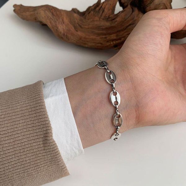 pig nose bracelet woman simple bracelets women bangles ladies jewellery couples fashion vintage silver color stainless pulseras, Black
pig nose bracelet woman simple bracelets women bangles ladies jewellery couples fashion vintage silver color stainless pulseras, Black
