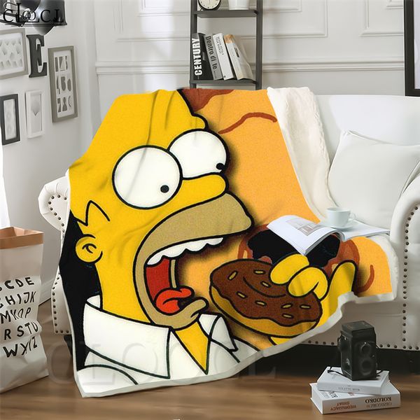 cloocl the simpsons 3d print hip-hop style air conditioning blanket sofa teens bedding throw blankets plush quilt
cloocl the simpsons 3d print hip-hop style air conditioning blanket sofa teens bedding throw blankets plush quilt