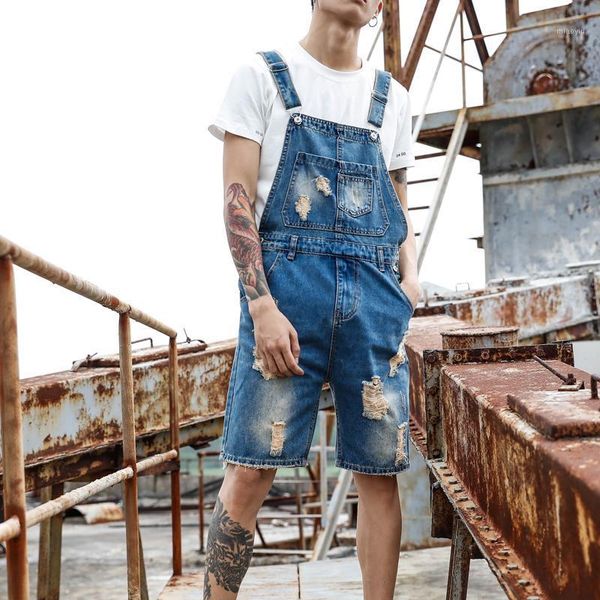 ripped jeans jumpsuit shorts men summer overalls mens denim playsuits distressed romper destroyed male clothes plus size 4xl 5xl1, Blue
ripped jeans jumpsuit shorts men summer overalls mens denim playsuits distressed romper destroyed male clothes plus size 4xl 5xl1, Blue
