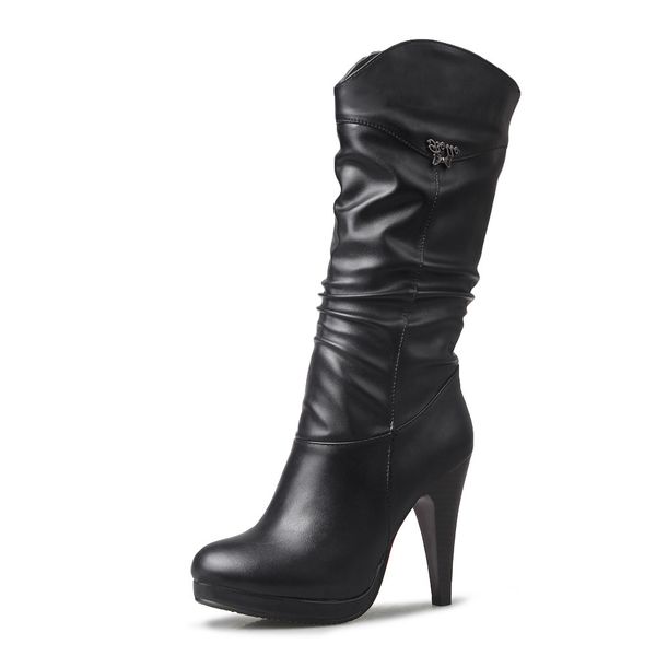 karinluna 2019 dropship big size 32-46 retro high heels women's shoes woman boots platform mic-calf boots female shoes women c0129, Black
karinluna 2019 dropship big size 32-46 retro high heels women's shoes woman boots platform mic-calf boots female shoes women c0129, Black