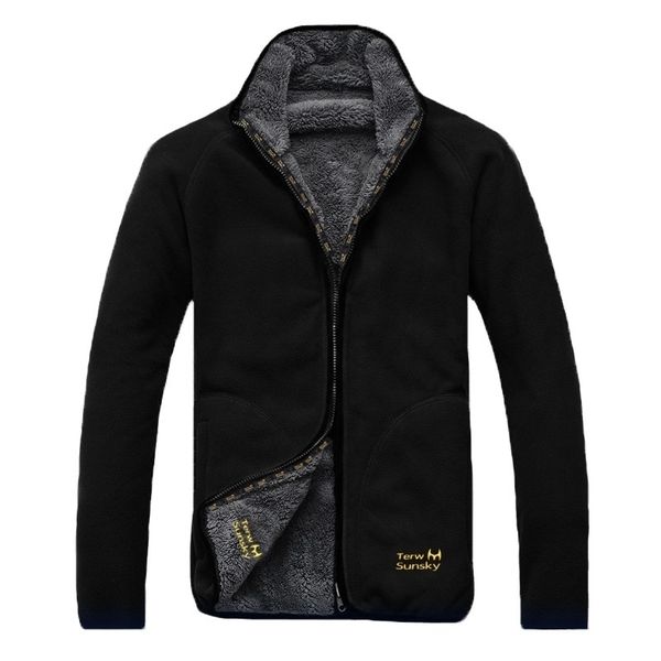 winter warm polar coral fleece men's jacket snowimage windproof thick thermal reversible coat male plus size outerwear clothes 201114, Black;brown
winter warm polar coral fleece men's jacket snowimage windproof thick thermal reversible coat male plus size outerwear clothes 201114, Black;brown
