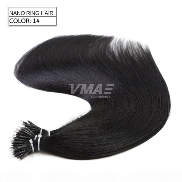 vmae human unprocessed virgin remy hair extensions straight european one donor cuticle aligned double drawn micro loop nano ring, Black
vmae human unprocessed virgin remy hair extensions straight european one donor cuticle aligned double drawn micro loop nano ring, Black