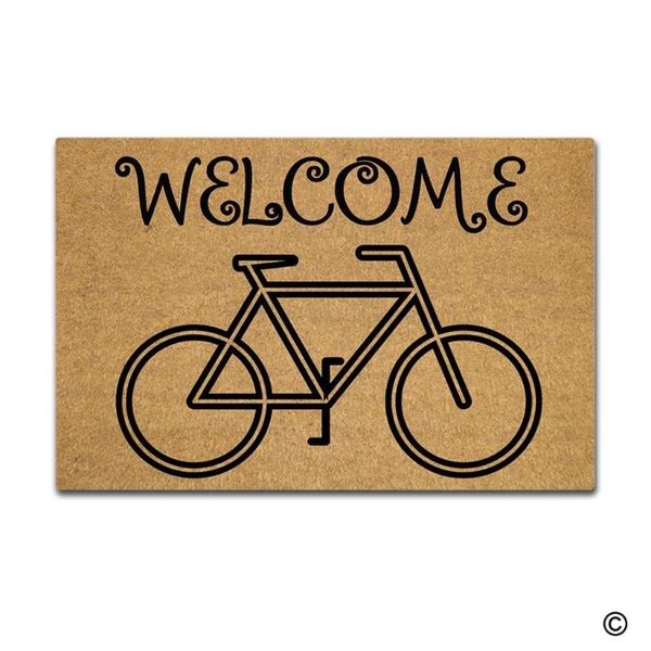 Funny Doormat - Bike Welcome Entrance Mat Indoor Outdoor Mat Non-woven Fabric Top
Funny Doormat - Bike Welcome Entrance Mat Indoor Outdoor Mat Non-woven Fabric Top