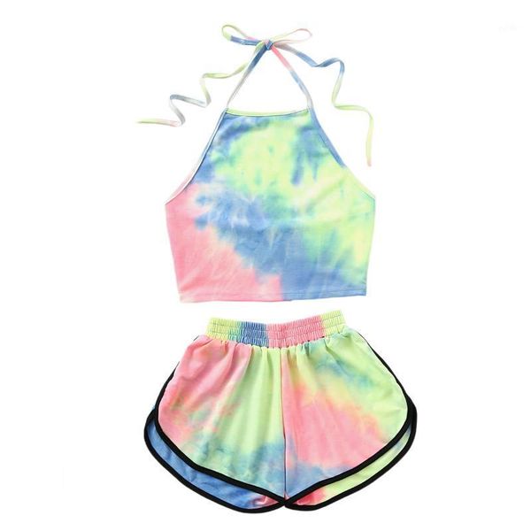 running sets suits fashion sportwear tie dye print summer short clothing sleeveless camisole + shorts women's set1, Black;blue
running sets suits fashion sportwear tie dye print summer short clothing sleeveless camisole + shorts women's set1, Black;blue