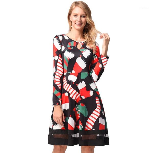 casual dresses dilane christmas dress womens printed three quarter sleeve mid calf party women1, Black;gray
casual dresses dilane christmas dress womens printed three quarter sleeve mid calf party women1, Black;gray