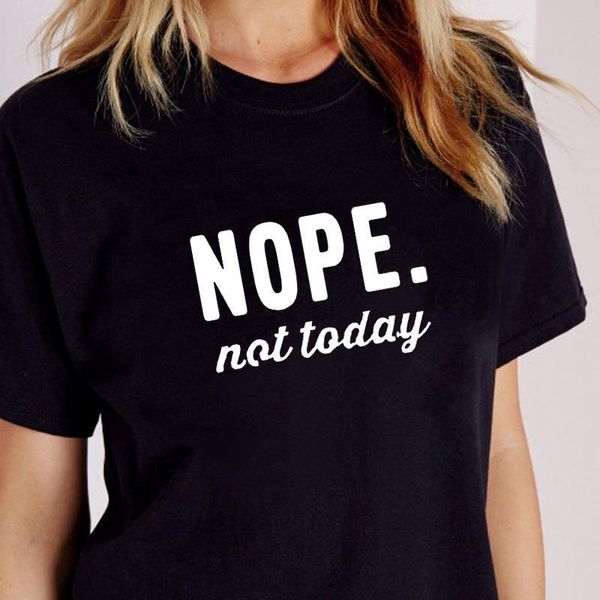 женская футболка nope не сегодня печать футболка лето с коротким рукавом топы femme tee случайные femlae o-образные вырезыванные женские топ, White
женская футболка nope не сегодня печать футболка лето с коротким рукавом топы femme tee случайные femlae o-образные вырезыванные женские топ, White