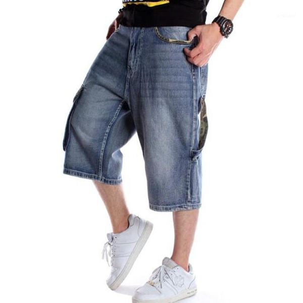 mens loose baggy denim short men jeans fashion streetwear hip hop long 3/4 capri cargo shorts plus size 42 44 461, Blue
mens loose baggy denim short men jeans fashion streetwear hip hop long 3/4 capri cargo shorts plus size 42 44 461, Blue