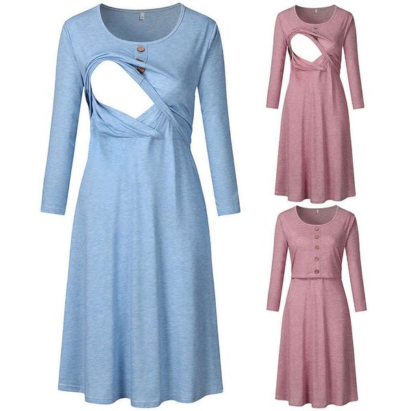 2020 new women floral maternity dress pink blue black long sleeve maternity pregnant clothes boutique women dresses solid autumn winter, White
2020 new women floral maternity dress pink blue black long sleeve maternity pregnant clothes boutique women dresses solid autumn winter, White