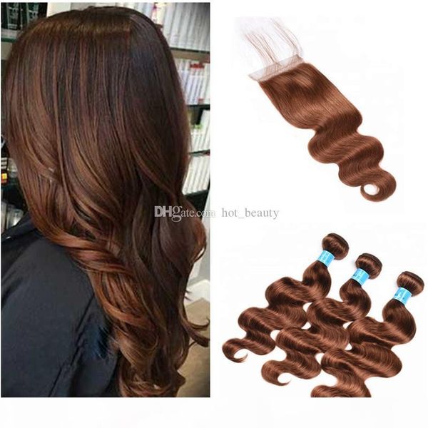 honey brown bundles with closure color #4 chestnut brown brazilian body wave virgin hair weaves with lace closure medium brown human hair, Black
honey brown bundles with closure color #4 chestnut brown brazilian body wave virgin hair weaves with lace closure medium brown human hair, Black