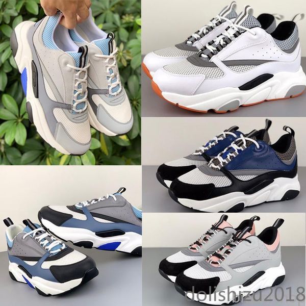 men technical knit calfskin trainers platform shoes brand women designer sneakers luxury fashion b22 sneakers reflective couple casual do, Black 
men technical knit calfskin trainers platform shoes brand women designer sneakers luxury fashion b22 sneakers reflective couple casual do, Black