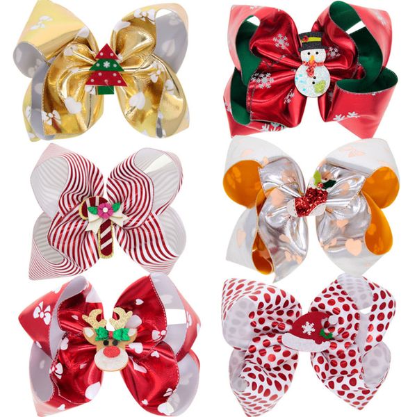 new christmas tree snowman large hair bows with clips xmas gifts for women girls kids hair accessories, Slivery;white
new christmas tree snowman large hair bows with clips xmas gifts for women girls kids hair accessories, Slivery;white