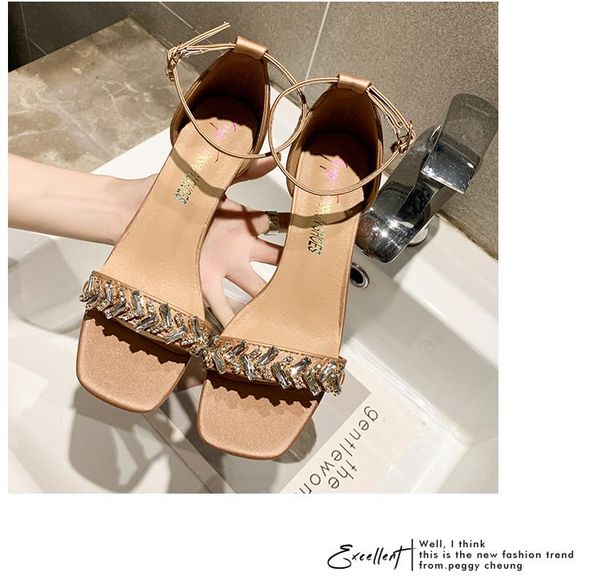 cat high-heeled sandals women summer 2020 new women's shoes fashion rhinestone wild word buckle belt ladies stiletto heels, Black
cat high-heeled sandals women summer 2020 new women's shoes fashion rhinestone wild word buckle belt ladies stiletto heels, Black