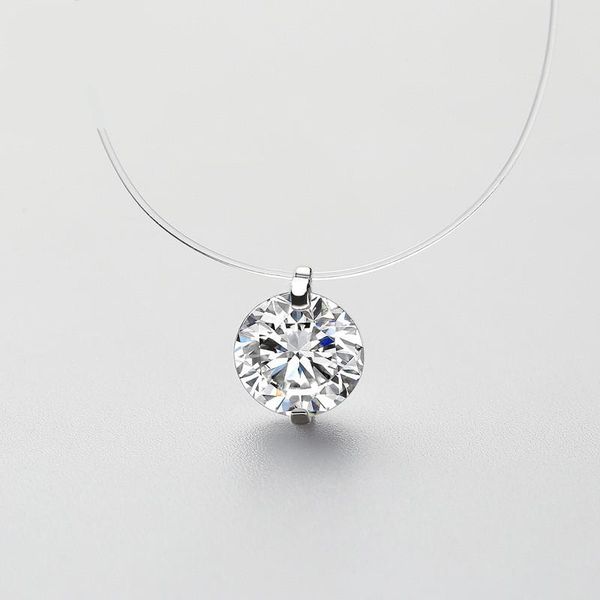 selling fashion invisible fishing line silver necklace shiny zircon pendant trendy pearl transparent women choker necklace
selling fashion invisible fishing line silver necklace shiny zircon pendant trendy pearl transparent women choker necklace