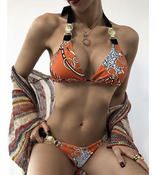 2021 new printed bandage women's split swimsuit metal accessories bikini swimsuit kim kardashian high cut ladies, White;black
2021 new printed bandage women's split swimsuit metal accessories bikini swimsuit kim kardashian high cut ladies, White;black