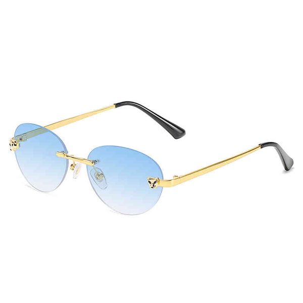 new kajia frameless metal leopard head sun women's sun ocean men's glasses factory wholesale, White;black
new kajia frameless metal leopard head sun women's sun ocean men's glasses factory wholesale, White;black