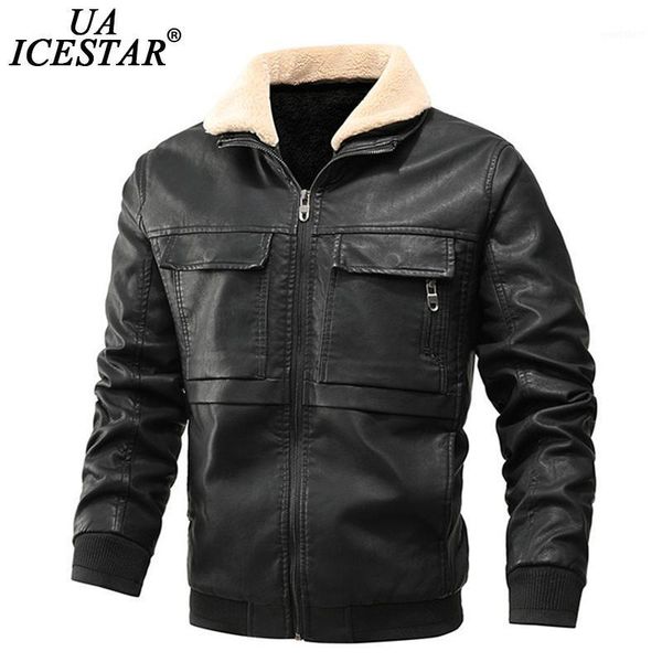 uaicestar winter fur collar leather jacket men coats brand fashion casual leather coat autumn warm fleece men's jackets1, Black
uaicestar winter fur collar leather jacket men coats brand fashion casual leather coat autumn warm fleece men's jackets1, Black