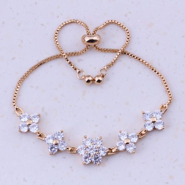 fancy white cubic zircon yellow gold color adjustable slide charm bracelets for women party trend fashion jewelry f0032, Black
fancy white cubic zircon yellow gold color adjustable slide charm bracelets for women party trend fashion jewelry f0032, Black
