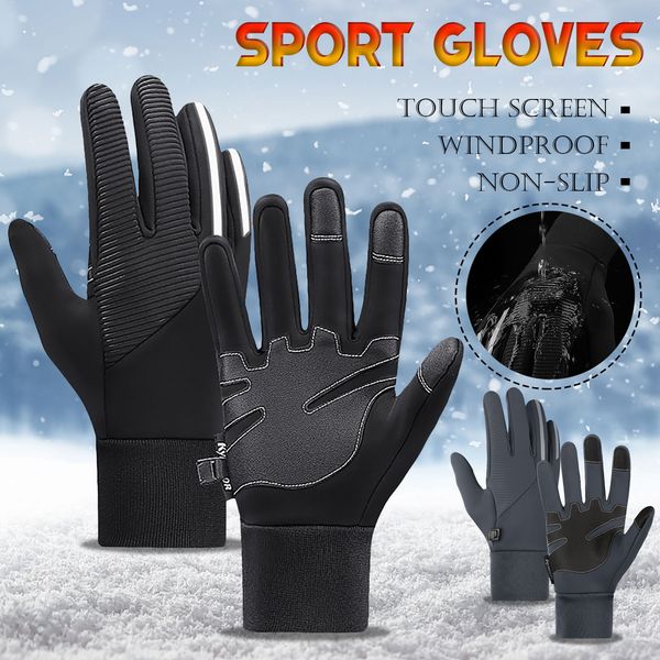 touchscreen winter thermal warm waterproof glove zipper cycling bicycle bike ski outdoor gloves mens, Blue;gray
touchscreen winter thermal warm waterproof glove zipper cycling bicycle bike ski outdoor gloves mens, Blue;gray