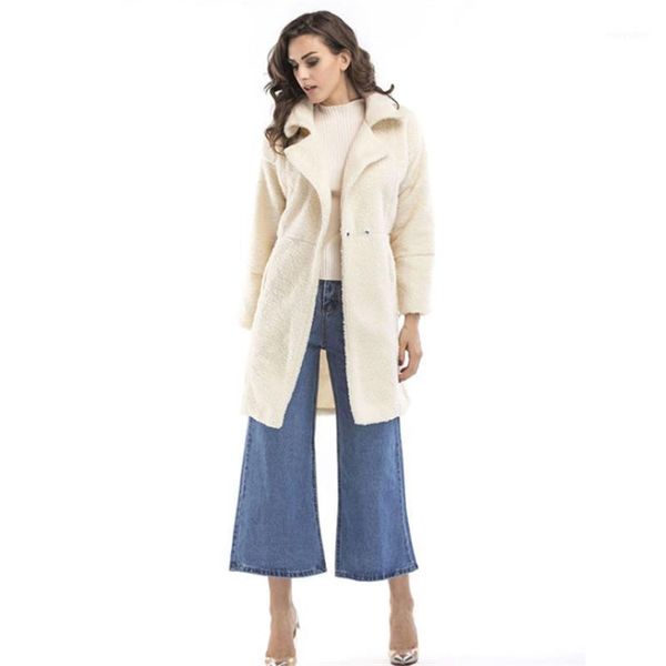 la cisne 2020 autumn and winter pure cotton street style solid color mid-length one-button woolen coat women's woolen coat1, Black
la cisne 2020 autumn and winter pure cotton street style solid color mid-length one-button woolen coat women's woolen coat1, Black