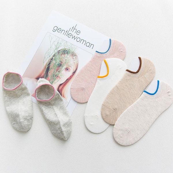boat socks women's cotton shallow socks college korean spring and summer thin socks colorful edge solid color anti-slip bbyexg, Black
boat socks women's cotton shallow socks college korean spring and summer thin socks colorful edge solid color anti-slip bbyexg, Black
