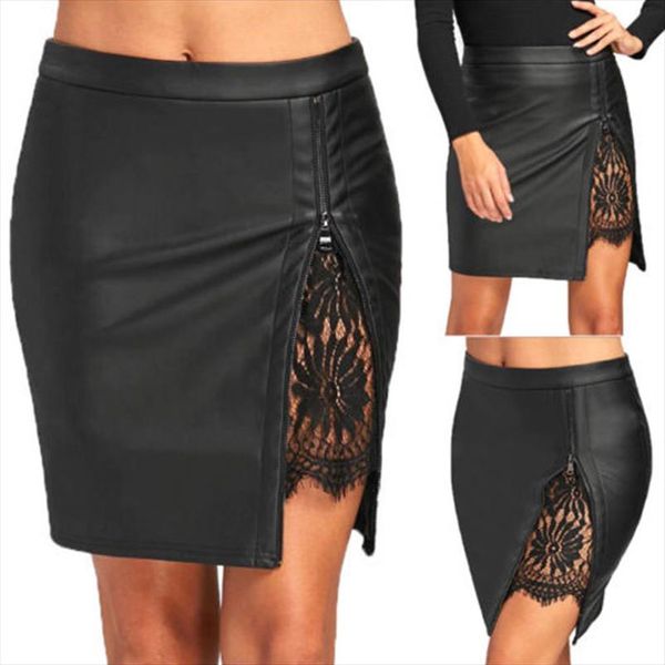 women skirt high waist lace up pu leather pocket preppy short mini womens skirts drop shipping, Black
women skirt high waist lace up pu leather pocket preppy short mini womens skirts drop shipping, Black