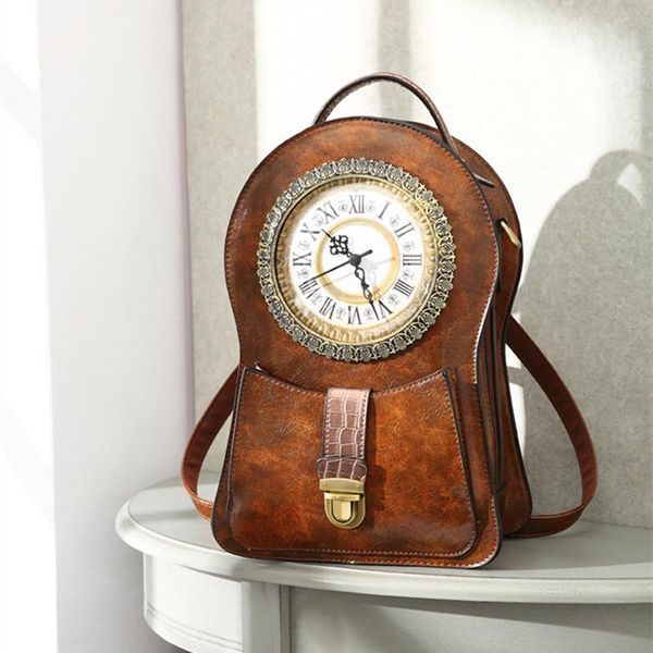 creative alarm clock package handbag simulation retro watch fashion women's shoulder bag handbags dropship bags
creative alarm clock package handbag simulation retro watch fashion women's shoulder bag handbags dropship bags