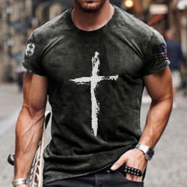 men's tee t shirt shirt 3d print graphic cross plus size crew neck casual daily short sleeve basic designer slim fit big and tall blue, White;black
men's tee t shirt shirt 3d print graphic cross plus size crew neck casual daily short sleeve basic designer slim fit big and tall blue, White;black