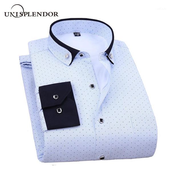 unisplendor winter thicking men shirt dot striped casual men's shirt thick warm plus velvet man male homme yn105661, White;black
unisplendor winter thicking men shirt dot striped casual men's shirt thick warm plus velvet man male homme yn105661, White;black