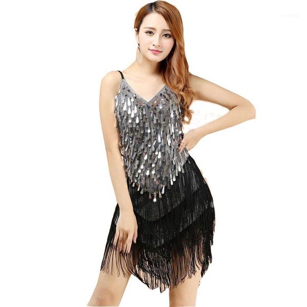 latin dance tassel latin dance dress elegant women dress fringed tassel sequins clubwear skirt1, Black;red
latin dance tassel latin dance dress elegant women dress fringed tassel sequins clubwear skirt1, Black;red