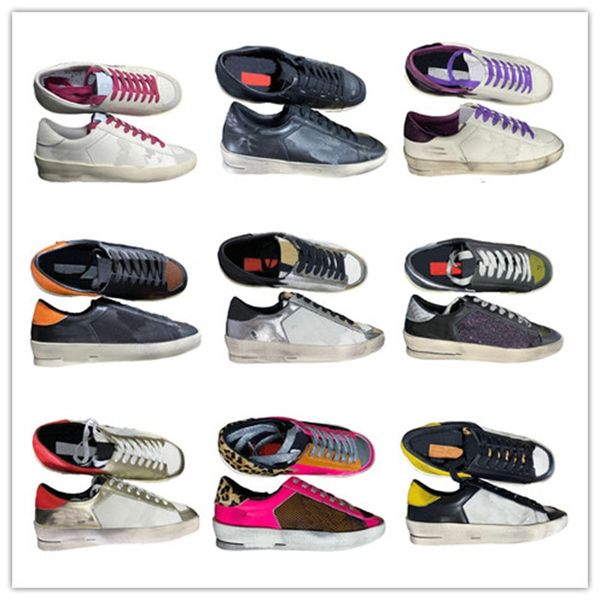 deluxe brand shoes stardan star sneakers casual white classic leopard designer man women do-old dirty heel suede star cream sole, Black
deluxe brand shoes stardan star sneakers casual white classic leopard designer man women do-old dirty heel suede star cream sole, Black