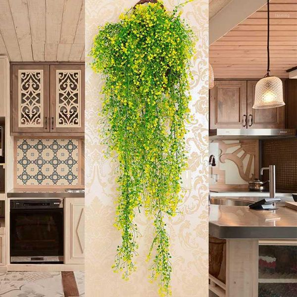 80cm artificial flowers vine ivy leaf wall hanging fake artificial plants green garland home decor wedding party decoration1
80cm artificial flowers vine ivy leaf wall hanging fake artificial plants green garland home decor wedding party decoration1