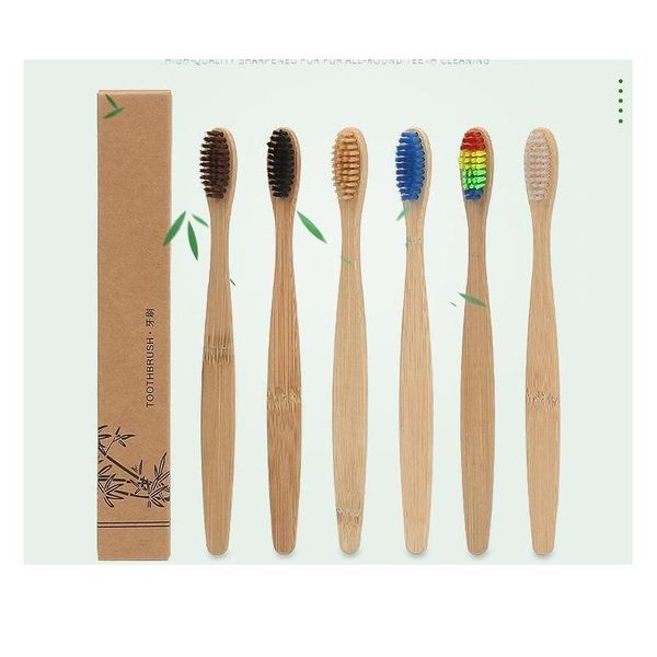 2pcs natural bamboo handle toothbrush rainbow colorful whitening soft bristles bamboo toothbrush eco-friendly o jllifp
2pcs natural bamboo handle toothbrush rainbow colorful whitening soft bristles bamboo toothbrush eco-friendly o jllifp