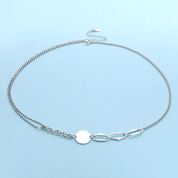s925 pure silver ornaments small round chain fashion ladies necklace 50cm with 5cm extend
s925 pure silver ornaments small round chain fashion ladies necklace 50cm with 5cm extend