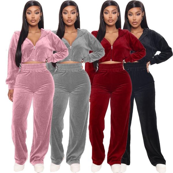 10yt3250 autumn winter women outdoor casual sports solid velvet two piece set and pants tracksuit sweatsuit outfits, Gray
10yt3250 autumn winter women outdoor casual sports solid velvet two piece set and pants tracksuit sweatsuit outfits, Gray