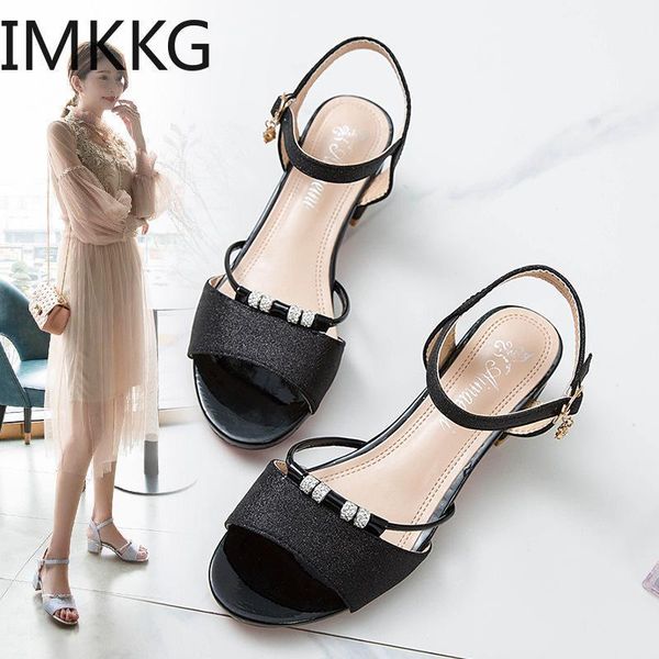 2020 summer new korean wild women's hollow thick with fish mouth sandals buckle with high heels q000981, Black
2020 summer new korean wild women's hollow thick with fish mouth sandals buckle with high heels q000981, Black