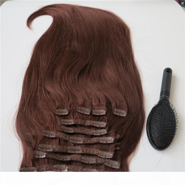 human brazilian hair clip in hair dyeable dark auburn brown remy hair extensions can be bleached customize 18, Black;brown
human brazilian hair clip in hair dyeable dark auburn brown remy hair extensions can be bleached customize 18, Black;brown